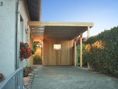 Einzelcarport 7021 Classic mit Lichtband